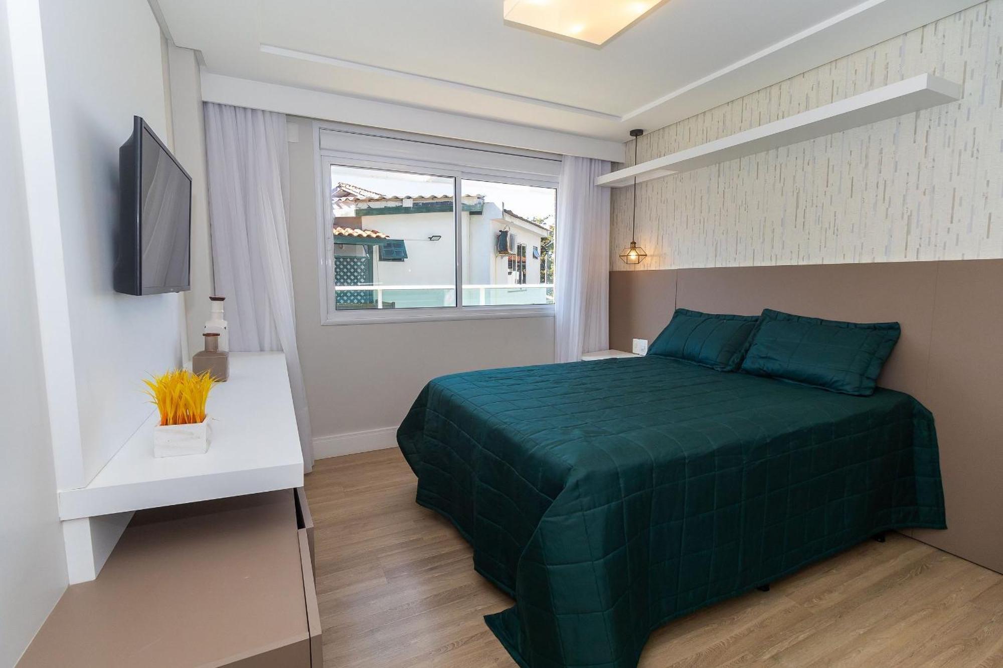 Varandas Do Atlantico 101A - Excelente Apartamento Em Condominio De Luxo A Beira Mar - Piscina Climatizada - Academia - Bombinhas Luaran gambar