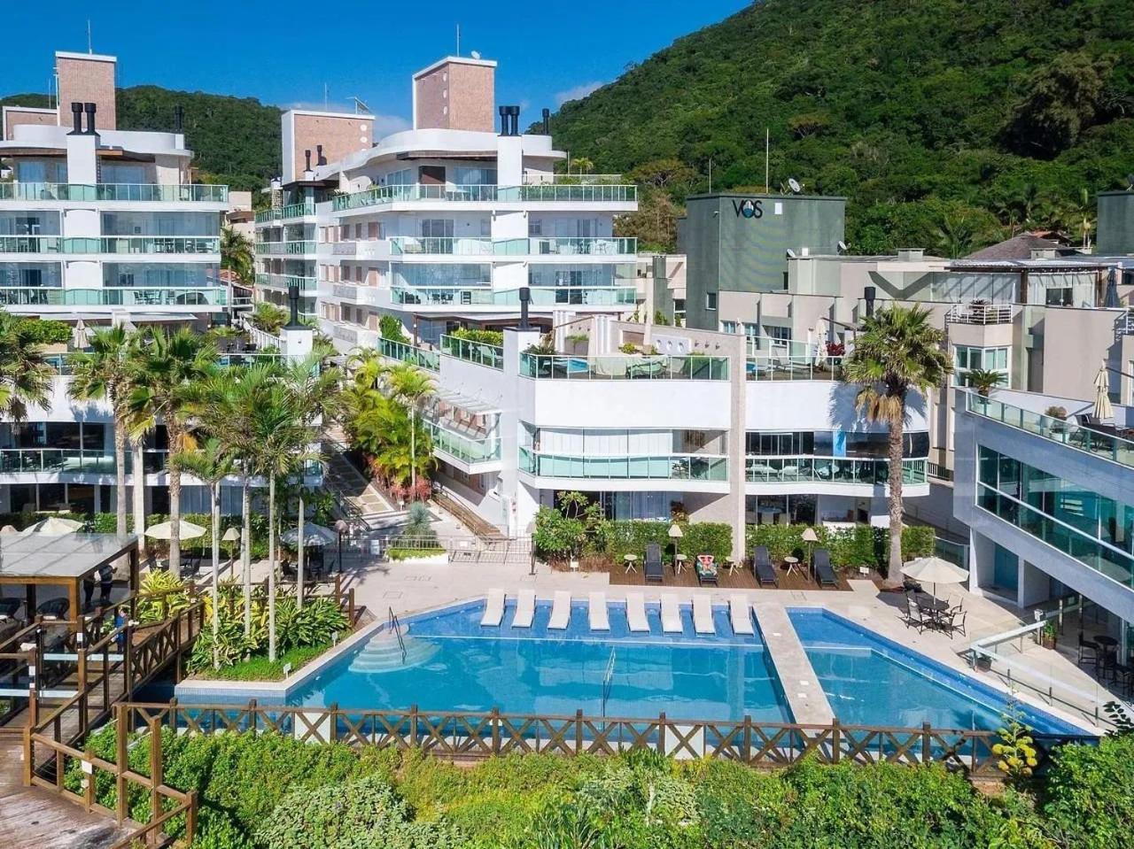 Varandas Do Atlantico 101A - Excelente Apartamento Em Condominio De Luxo A Beira Mar - Piscina Climatizada - Academia - Bombinhas Luaran gambar