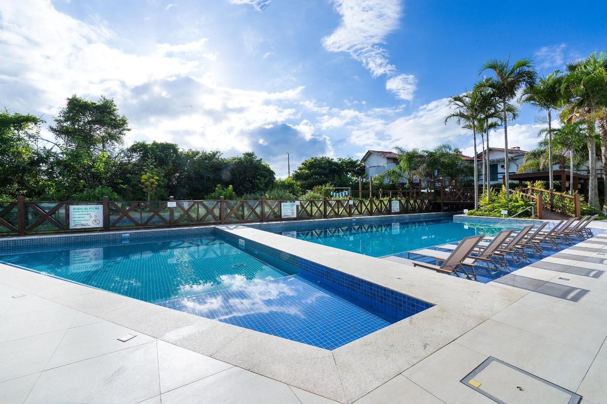 Varandas Do Atlantico 101A - Excelente Apartamento Em Condominio De Luxo A Beira Mar - Piscina Climatizada - Academia - Bombinhas Luaran gambar