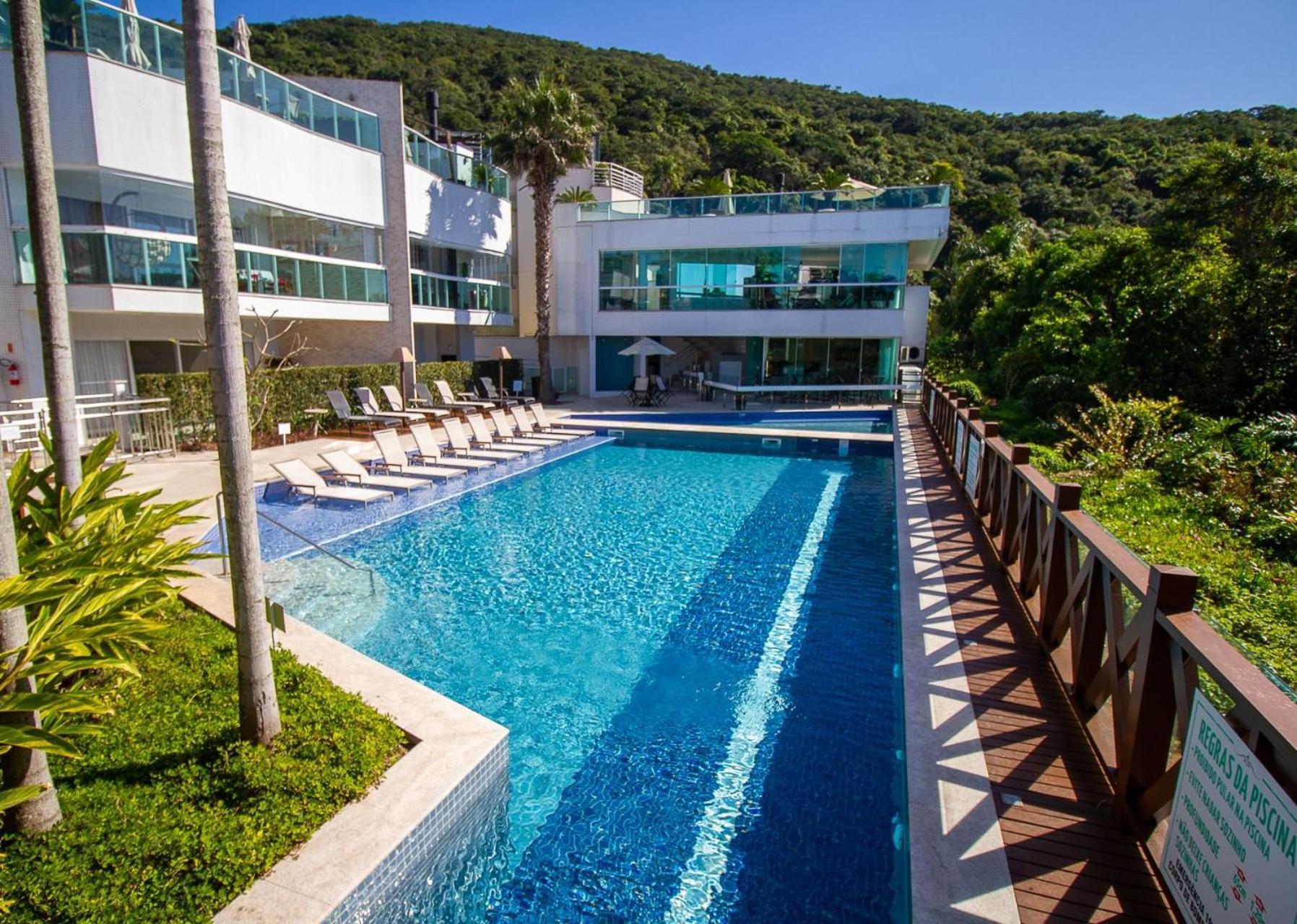 Varandas Do Atlantico 101A - Excelente Apartamento Em Condominio De Luxo A Beira Mar - Piscina Climatizada - Academia - Bombinhas Luaran gambar