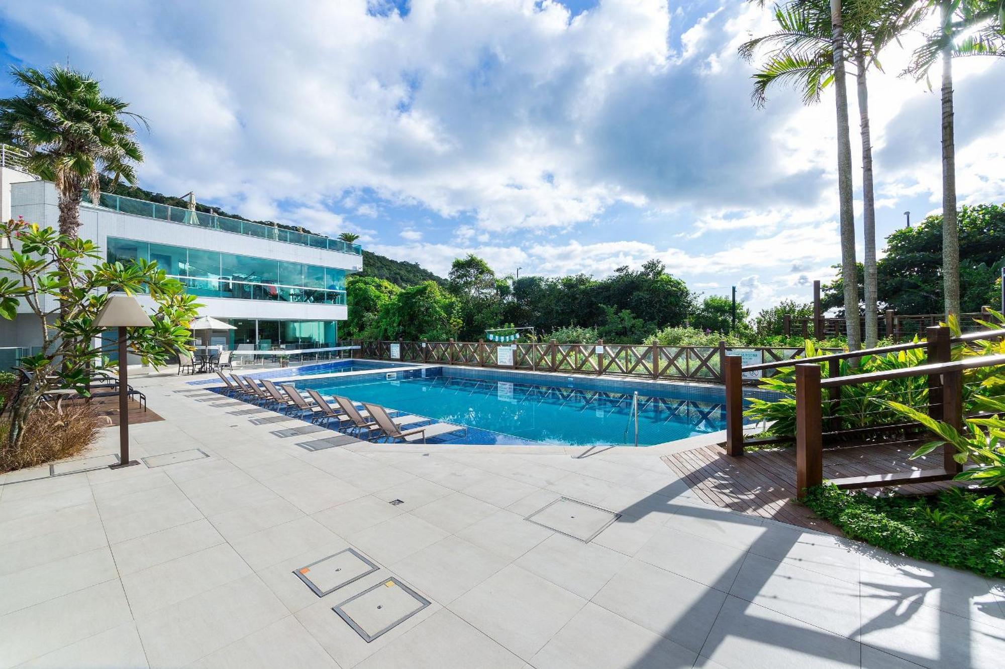 Varandas Do Atlantico 101A - Excelente Apartamento Em Condominio De Luxo A Beira Mar - Piscina Climatizada - Academia - Bombinhas Luaran gambar