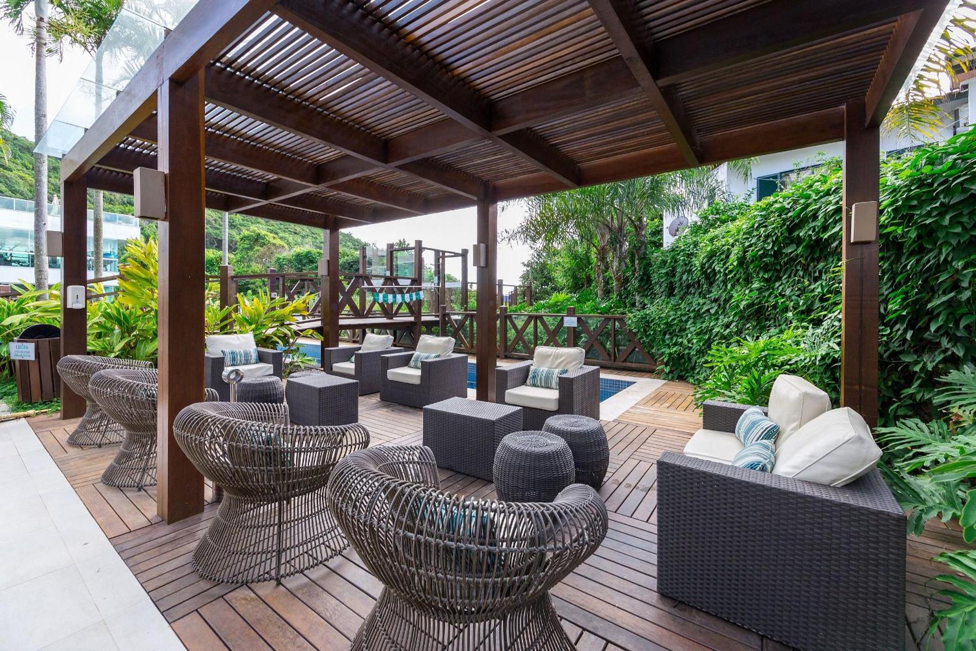 Varandas Do Atlantico 101A - Excelente Apartamento Em Condominio De Luxo A Beira Mar - Piscina Climatizada - Academia - Bombinhas Luaran gambar
