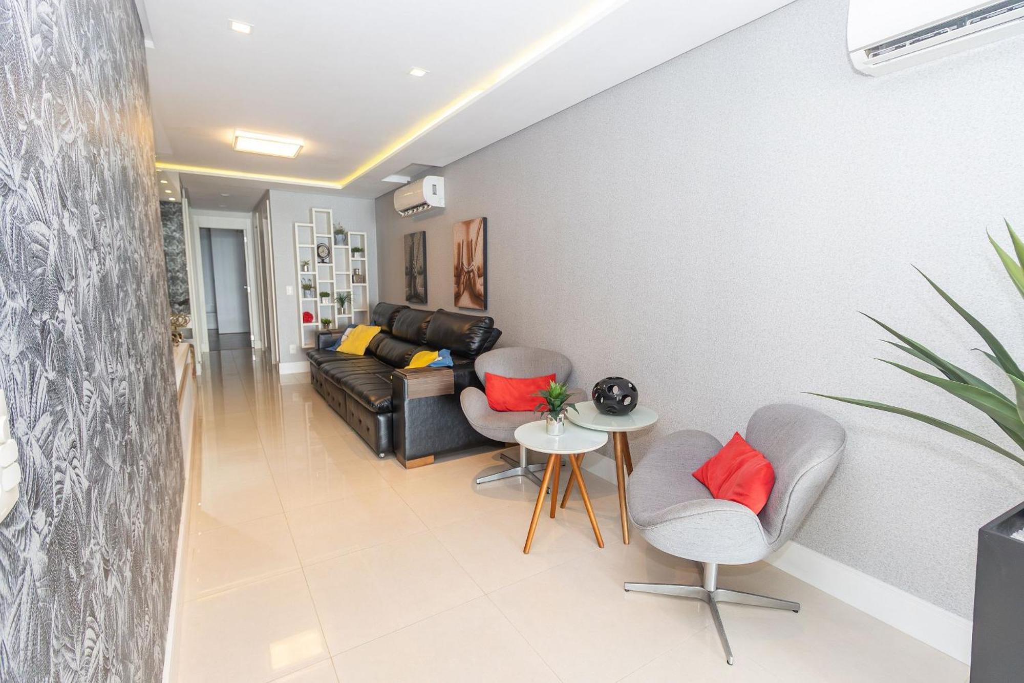 Varandas Do Atlantico 101A - Excelente Apartamento Em Condominio De Luxo A Beira Mar - Piscina Climatizada - Academia - Bombinhas Luaran gambar