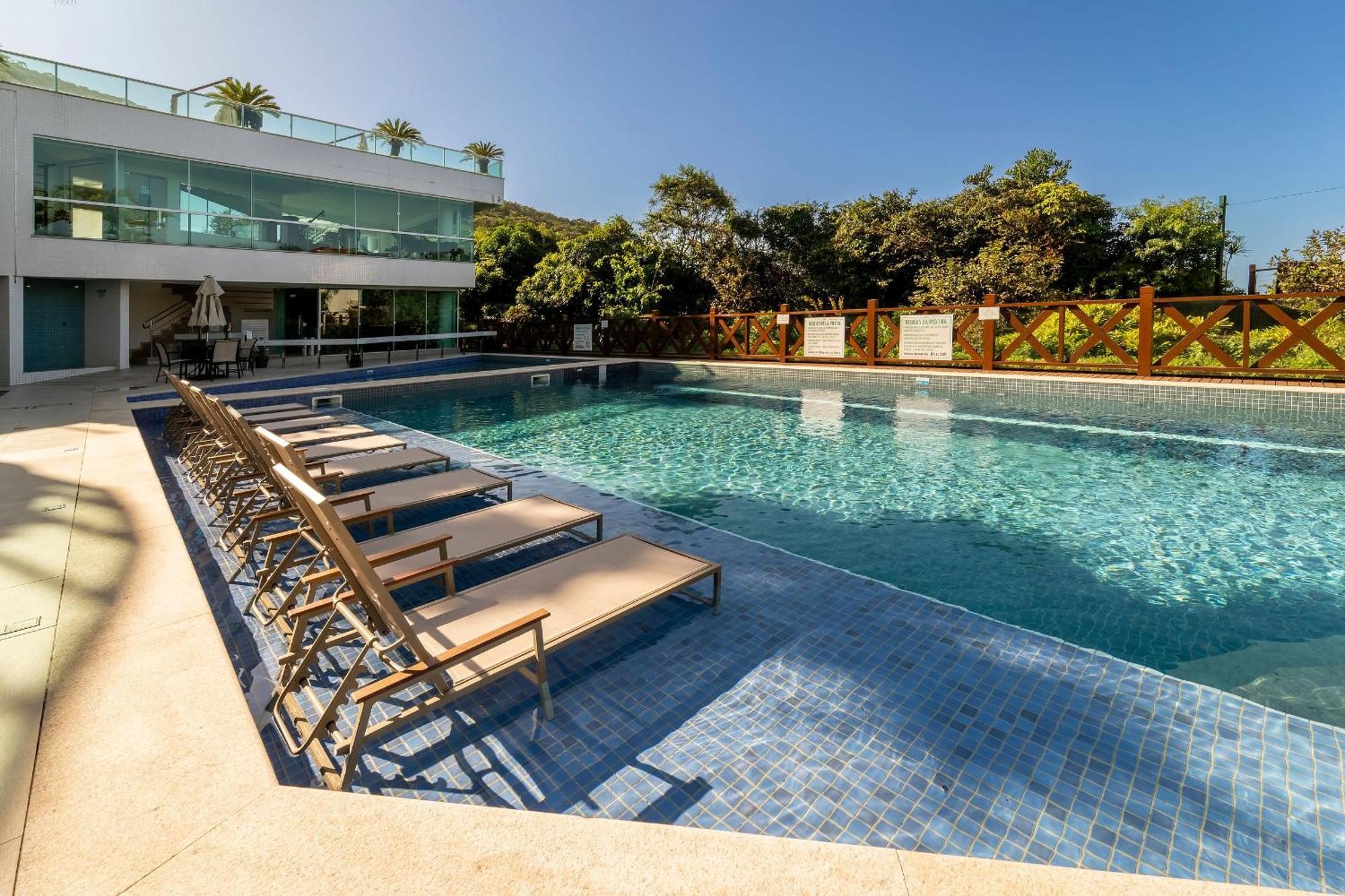 Varandas Do Atlantico 101A - Excelente Apartamento Em Condominio De Luxo A Beira Mar - Piscina Climatizada - Academia - Bombinhas Luaran gambar