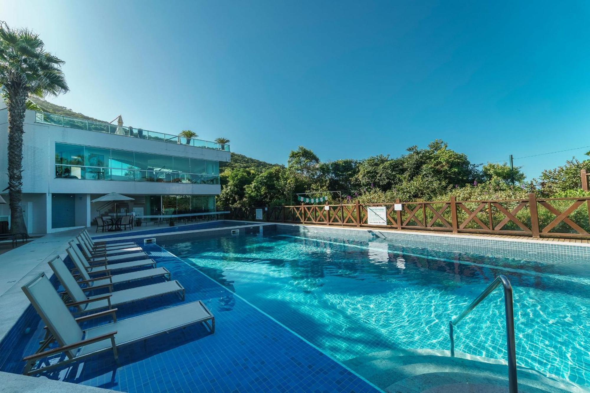 Varandas Do Atlantico 101A - Excelente Apartamento Em Condominio De Luxo A Beira Mar - Piscina Climatizada - Academia - Bombinhas Luaran gambar